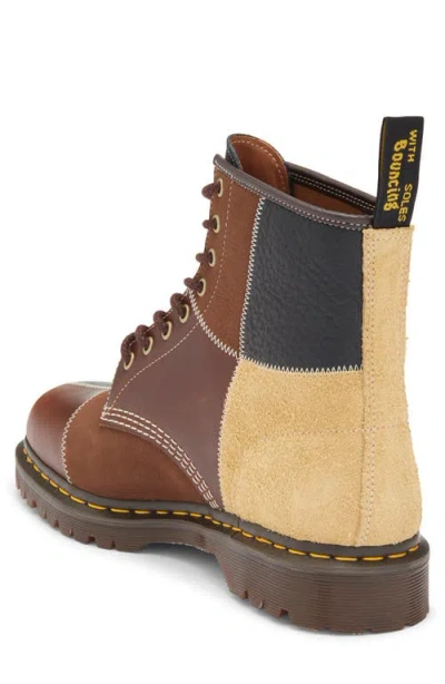Dr. Martens 1460 Patchwork 8-eye Boot In Brown