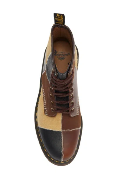 Dr. Martens 1460 Patchwork 8-eye Boot In Brown