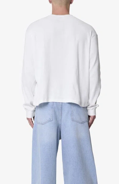 Mnml Basic Thermal Long Sleeve T-shirt In White