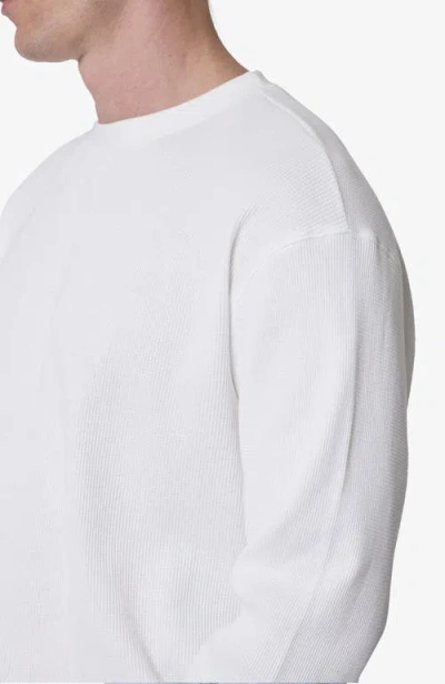 Mnml Basic Thermal Long Sleeve T-shirt In White