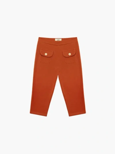 Oddli Button Capris In Multi
