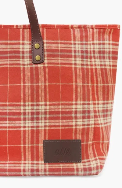 Oddli Large Plaid Bag In Multi
