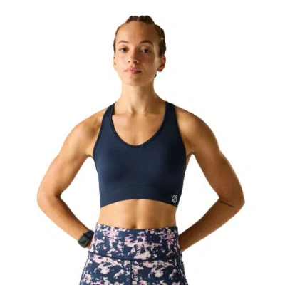Dare 2b React Sports Bra In Blue