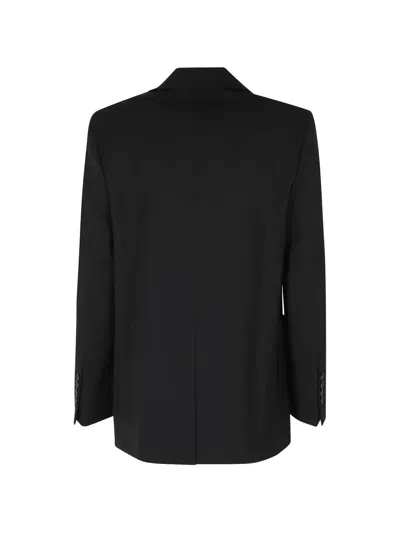 Seventy Single-breasted Patch-pocket Blazer In Black