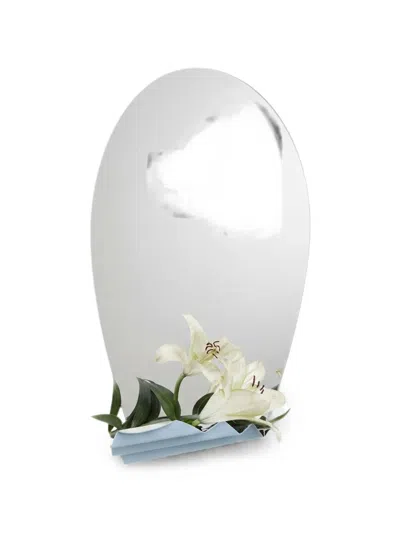 Domeniconi Drop Mirrored Wall Clock In Multi