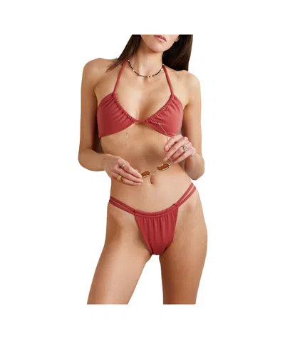 Mara Hoffman Bikini Briefs In Red