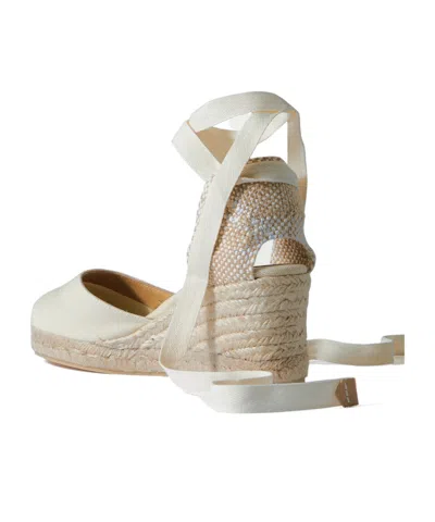 Castaã±er Canvas Wedge Espadrilles In Multi