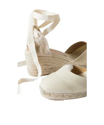 Castaã±er Canvas Wedge Espadrilles In Multi