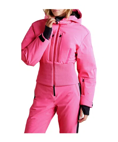 Aztech Mountain Vertical Nuke Down Ski Jacket In Pink