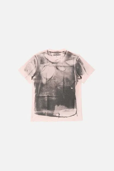 Acne Studios Tromp-l'œil T-shirt In Multi