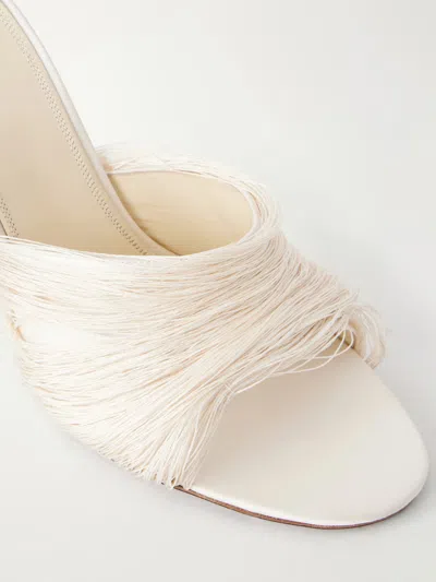 Neous Solid Color Woven Sandals In Neutral