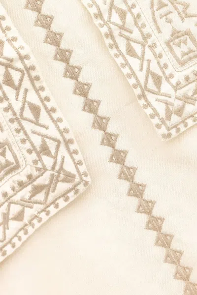 Bash Embroidered Shirt In Neutral
