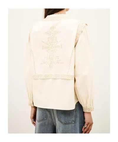 Bash Embroidered Shirt In Neutral