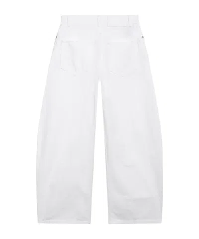 Alaïa Alaia White Rodeo Denim Trousers In White