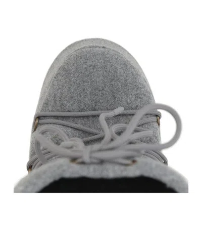 Moon Boot Logo-embellishment Boots In Gray