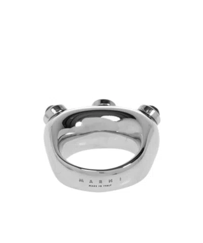 Marni Bead-embellished Ring In Multi