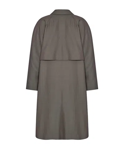 The Row Emma Coat In Brown