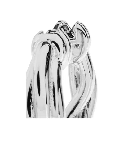 Jil Sander Creole Mit Gedrehtem Design In Metallic