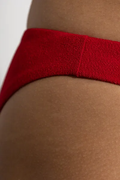 Dsquared2 Triangle Bikini Bottoms In Red