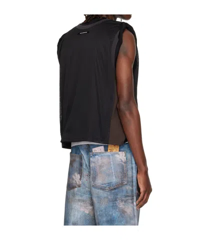 Andersson Bell Multi-layer Patchwork T-shirt In Brown