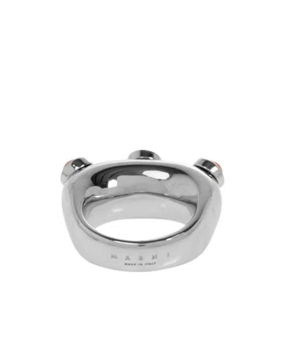 Marni Embellished Ring In Multi