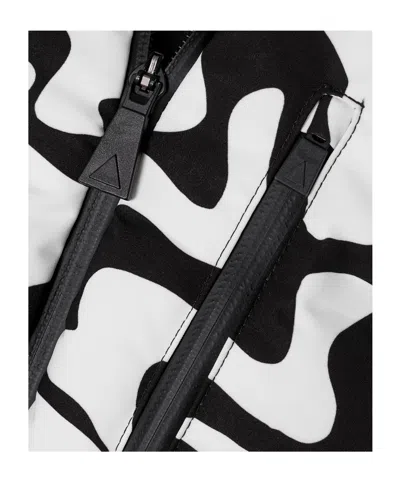 Aztech Mountain Hooded Printed Down Ski Jacket In Multi