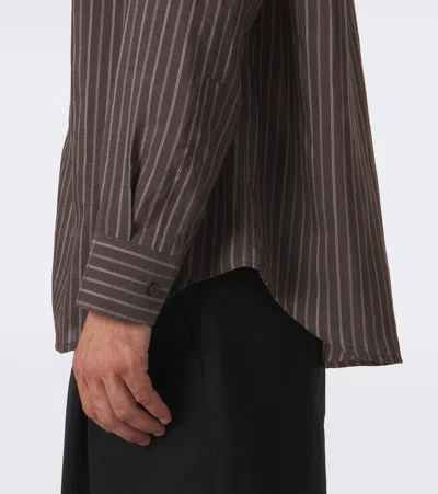 Studio Nicholson View Striped Shirt In Multi