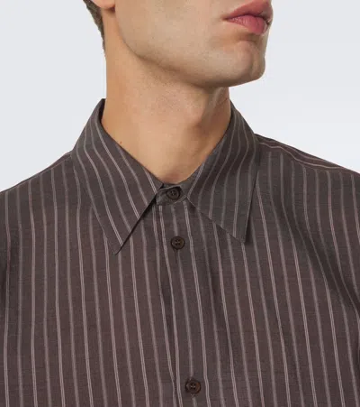 Studio Nicholson View Striped Shirt In Multi