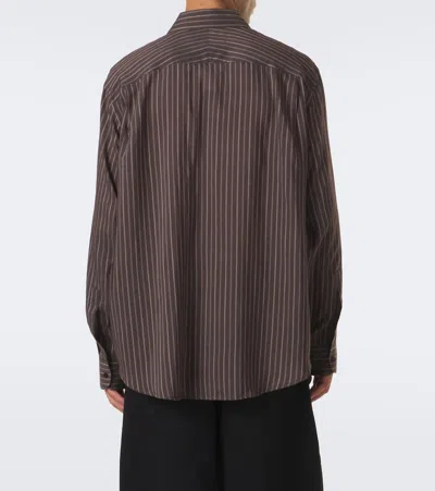 Studio Nicholson View Striped Shirt In Multi