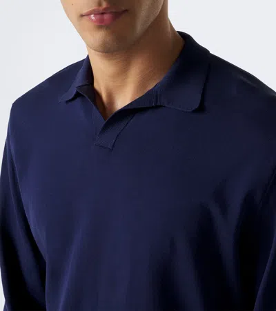 Rubinacci Cotton Polo Sweater In Multi