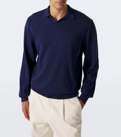 Rubinacci Cotton Polo Sweater In Multi