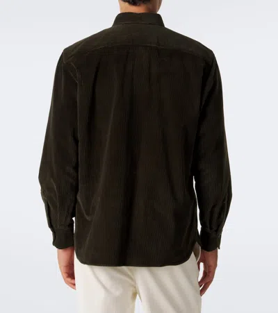 Rubinacci Cotton Corduroy Overshirt In Multi
