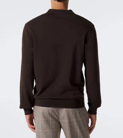 Rubinacci Cotton Polo Sweater In Multi