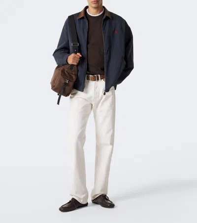 Prada Layered Cotton Jersey T-shirt In Brown