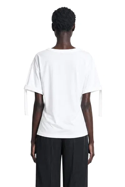 Givenchy Gathered Cotton T-shirt In White