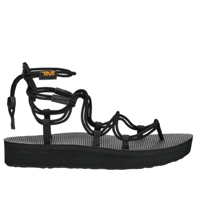 Teva Midform Infinity Platform Sandal In Black
