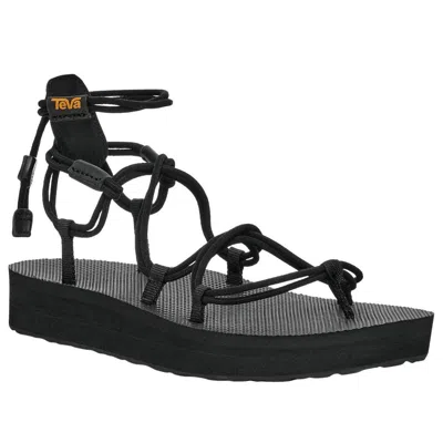 Teva Midform Infinity Platform Sandal In Black