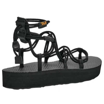 Teva Midform Infinity Platform Sandal In Black