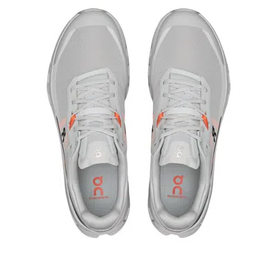 On Mesh Upper Low Top Rubber Outsole Sneakers In Gray