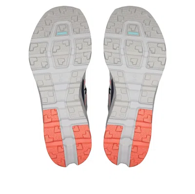 On Mesh Upper Low Top Rubber Outsole Sneakers In Gray