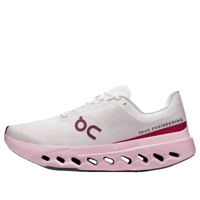 On Cloudsurfer Next Rubber-trimmed Mesh Sneakers In White