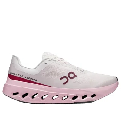 On Cloudsurfer Next Rubber-trimmed Mesh Sneakers In White