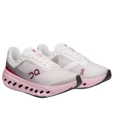 On Cloudsurfer Next Rubber-trimmed Mesh Sneakers In White
