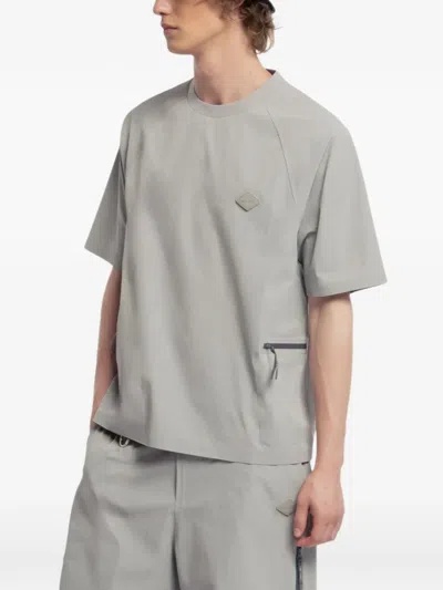 Spoonyard Uv-protective Technical T-shirt In Gray
