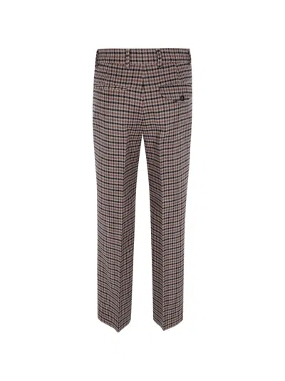 Seventy Houndstooth-pattern Tailored Trousers In Multi
