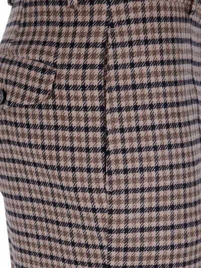 Seventy Houndstooth-pattern Tailored Trousers In Multi