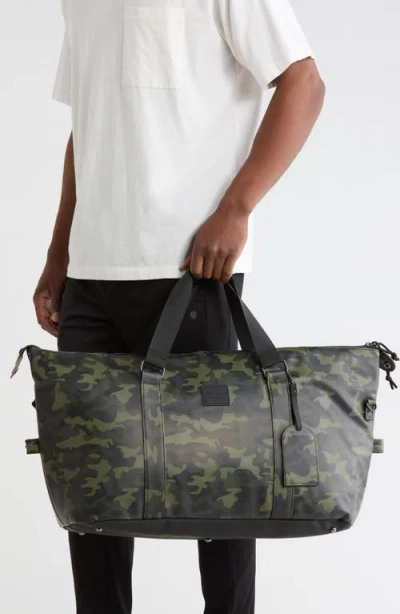 Duchamp Rubberized Duffle In Olive