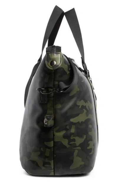 Duchamp Rubberized Duffle In Olive