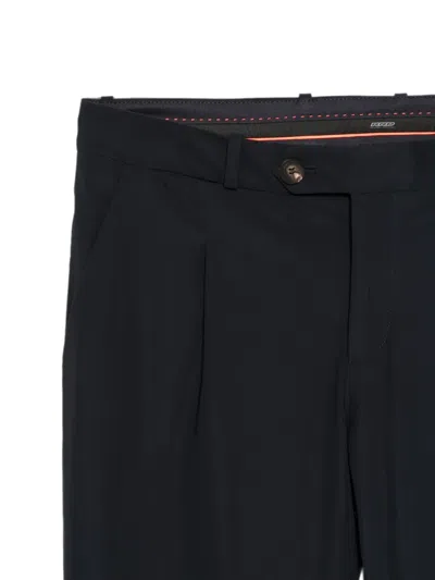 Rrd Belt-loop Pleated Trousers In Blue