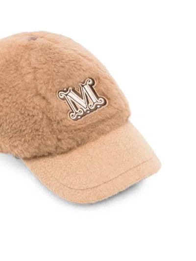 Max Mara Modico Teddy Baseball +cap In Pattern